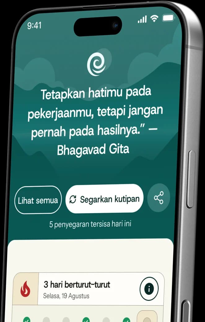 Evolusea mobile app screenshot showing faith-based spiritual wellness features including AI guidance, daily wisdom, and reflective journaling